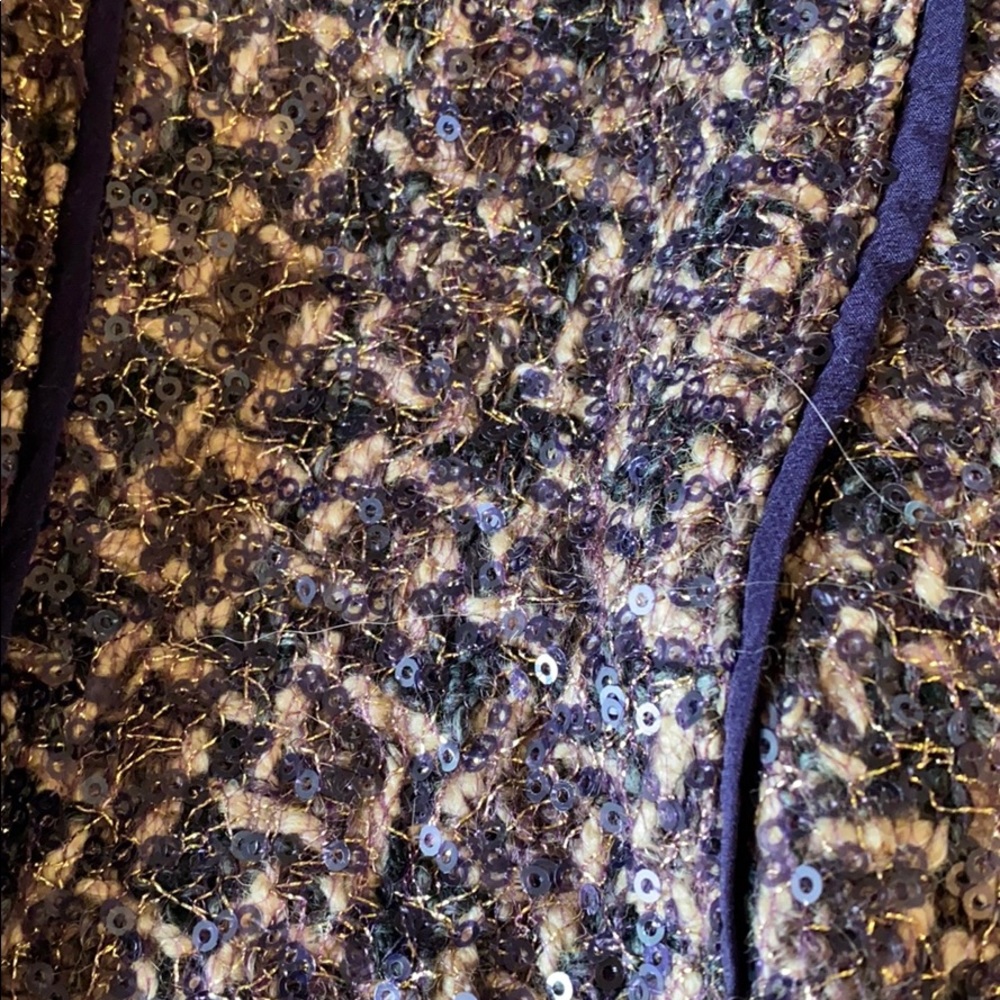 Tory Burch Purple and Pink Sequenced Jacket - Picture 3 of 16